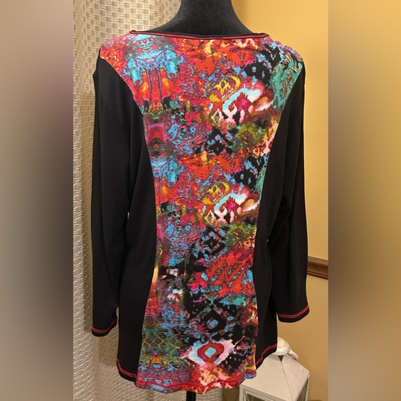 Parsley & Sage Patchwork Boho Top - Picture 3 of 6